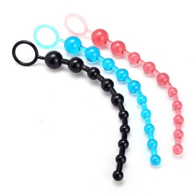 Anal Beads Chain G-spot Anal Balls Bead Chain Butt Plug Silicone Sex Toy